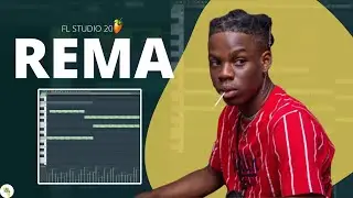 How to make REMA type beat - Afrobeat fl studio stock plugin tutorial + FLP