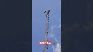 Mais uma torre para o 5G 🗼 #fibraoptica #telecom #wifi