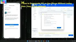 How to Rollback & Downgrade iOS on Any iPhone Without Losing Data | Easy & Safe Method!✅