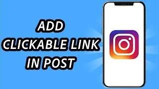 How to add clickable link in Instagram post description, is it possible?