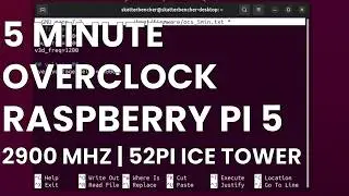 5 Minute Overclock: Raspberry Pi 5 to 2900 MHz