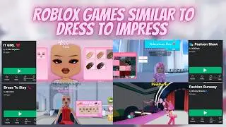 ROBLOX GAMES SIMILAR TO DRESS TO IMPRESS ⭐| BIMI