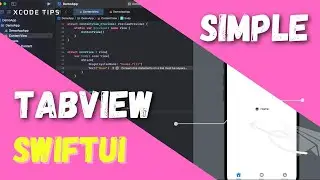 Create Simple Tab Bar View in SwiftUI Xcode 14 (2022)