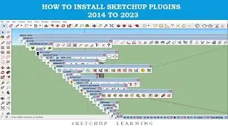 How to Install SketchUp Plugins (2014 TO 2023)