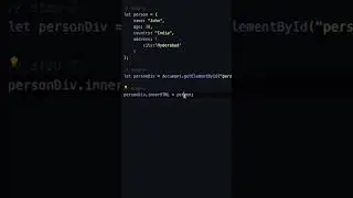 How to display JSON object on a webpage in JavaScript | #javascript #shorts #short #shortvideo