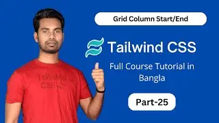 how to span grid template column in tailwind css or grid column start end