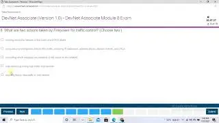 DevNet Associate Module 8 Exam | Cisco Platforms and Development Content | CISCO DEVNET COURSE