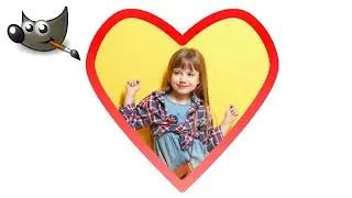 Gimp Tutorial Place Image in a Heart Shape