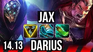 JAX vs DARIUS (TOP) | 6 solo kills, Godlike | EUNE Master | 14.13