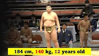 Can 12-year-old giant Okayama be beaten? 岡山裕弥総集編 : 全日本力士選手権2023