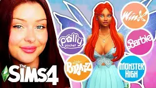 Styling Sims as Different Doll Aesthetics in The Sims 4 // Sims 4 Create a Sim Challenge (CC)