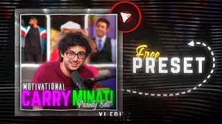 Carryminati motivational parody Edit || Ae inspired edit alight motion preset || Alight Motion Edit