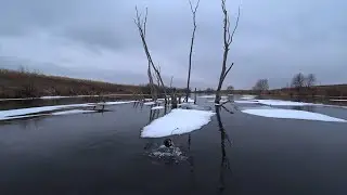 Открытие льда на проклятом пруду . Рыбалка по первому льду 2021 - 2022