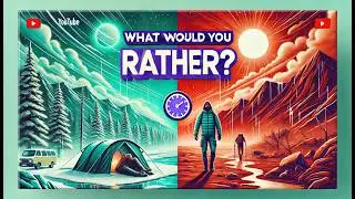 🎄 Would You Rather....? Hiking vs. Camping: Which Adventure Do You Prefer?