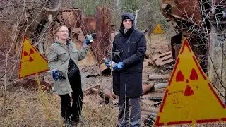 HAZMAT radioactive pieces from inside Chernobyl reactor 4!