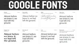 How to Use Google Fonts in Your Website