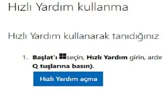 Office 365 Kullanıcıları İçin Windows Uzaktan Hızlı Yardım Hizmeti