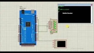 Real Gsm Module Simulation Proteus | Sim900 simulation proteus