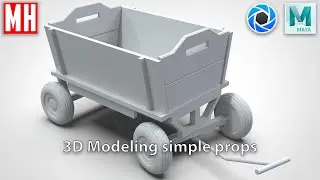 Modeling simple 3D Props in Maya ( ** )