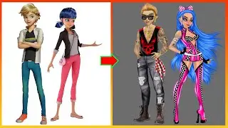 Miraculous Ladybug Catnoir Glow Up Into Bad Boy, Bad Girl - Cartoon World 