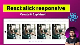 How to create responsive slick slider in react.js | part1  ✅