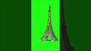 Breaking news Eiffel Tower on fire Green Screen video effect  #eiffeltoweronfire #greenscreen￼