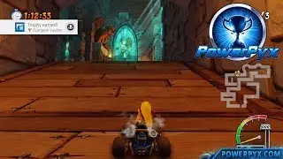 Crash Team Racing Nitro Fueled - Cortex Castle Shortcut (Dungeon Vaulter Trophy Guide)