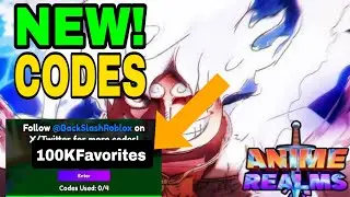 *NEW* ALL WORKING CODES FOR ANIME REALMS SIMULATOR IN 2024! ROBLOX ANIME REALMS SIMULATOR CODES