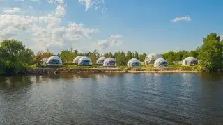 Купольний глемпінг біля Київського моря - ecoSpace boutique glamping