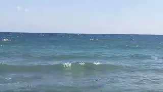 Только море.