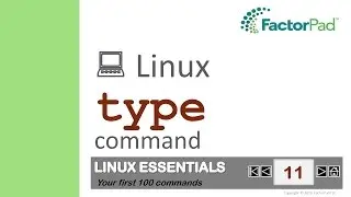 Linux type command summary with examples