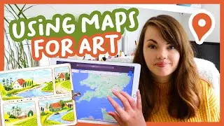 How to find good references on MapCrunch! Using maps for art 📌🎨