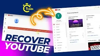 How to recover my youtube channel account | Simple Guide to Restore terminated youtube channel