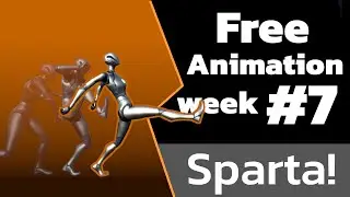 Free Animation Week 7 - Wall Jump and Spartan Kick