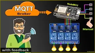 MQTT ESP8266 NodeMCU Home Automation System with cheapest Cloud MQTT broker Reyax RYC1001 - IoT 2021