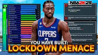 This "LOCKDOWN MENACE" BUILD is DANGEROUS in NBA 2K25! BEST LOCK BUILD NBA 2K25