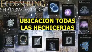 Elden Ring Shadow of the Erdtree UBICACION TODAS LAS HECHICERIAS (mago inteligencia)