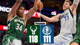 Giannis Antetokounmpo, Luka Doncic put on show in Bucks win vs. Mavs | 2019 NBA Highlights