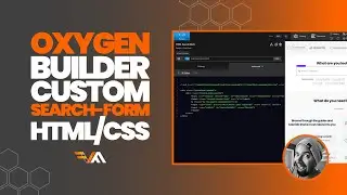 Custom Search Form Using HTML And CSS Code Block In Oxygen Builder