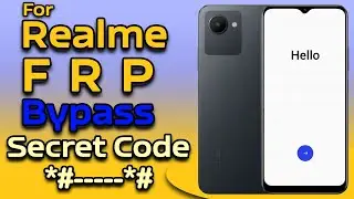 For Realme Phones FRP Lock to bypass with Secret Code. #realme #frp #secretcode