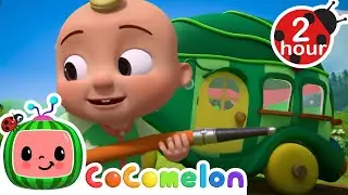 Washing the Bus 🚌 | Cocomelon - Nursery Rhymes | Fun Cartoons For Kids