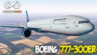 BOEING 777-300ER АЭРОФЛОТ - ПОЛЕТ ИЗ ПАРИЖА В ЛОНДОН - INFINITE FLIGHT - СИМУЛЯТОР САМОЛЕТА