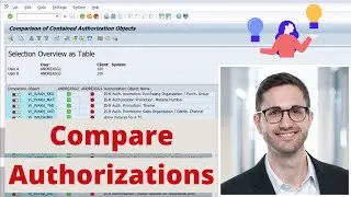 Compare SAP Users Authorizations - Check if SAP users have the same authorizations