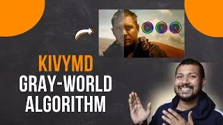 KivyMD - Color Correction App using Grey-World Algorithm