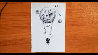 Moon Drawing | Sketching The Moon