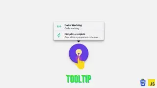 Como fazer um Tooltip  #css #javascript