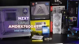 The NZXT H6 Flow White Build-RGB Lian Li