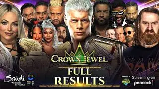 Full WWE Crown Jewel 2024 Results