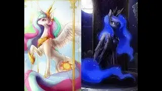 MLP:FIM [FULL PMV] Princess☀️Celestia & Princess🌙Luna - Tribute 6 - Happy Now