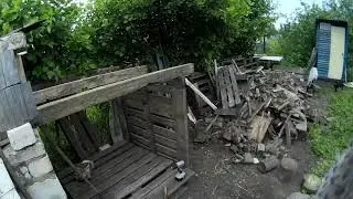 Вот такой дровник у меня получился